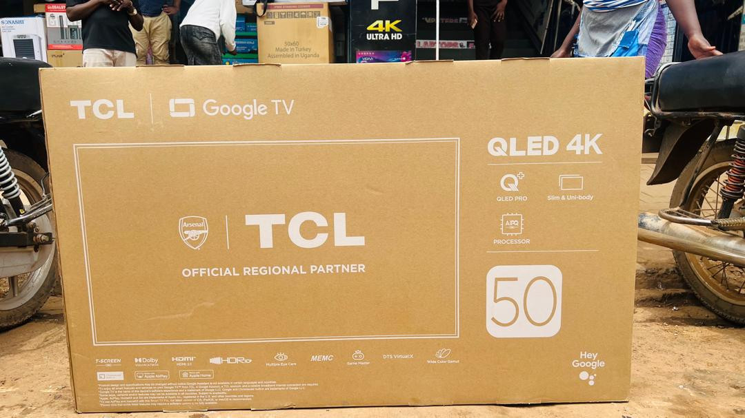 TCL 50” Smart Android QLED 4K Frameless Tv With QLED Pro & Dolby Audio