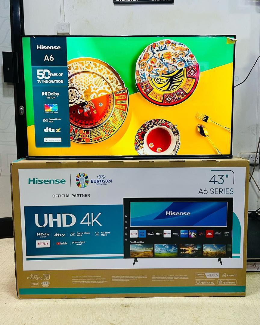 Hisense 43” Smart A6 UHD 4K VIDAA Frameless
