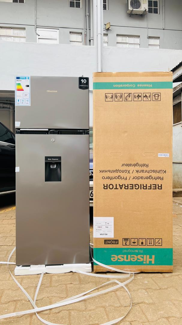 Hisense 270L Double Door Fridge With Dispenser