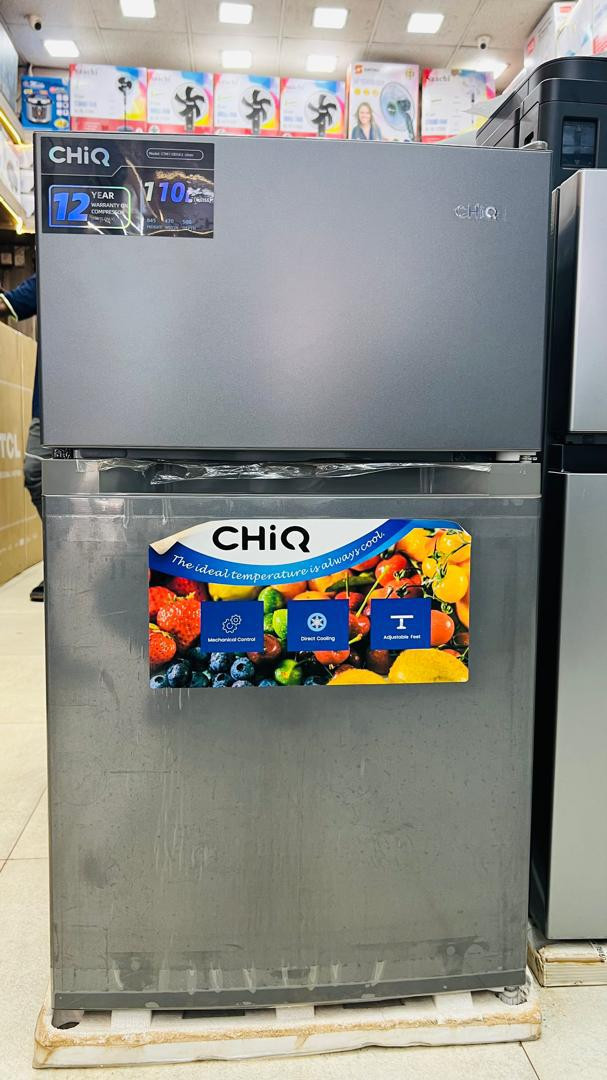 Chiq 110L Double Door Fridge