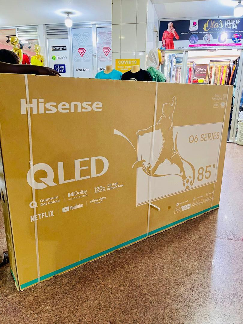 Hisense 85” Q6 QLED 4K Smart VIDAA Frameless Tv