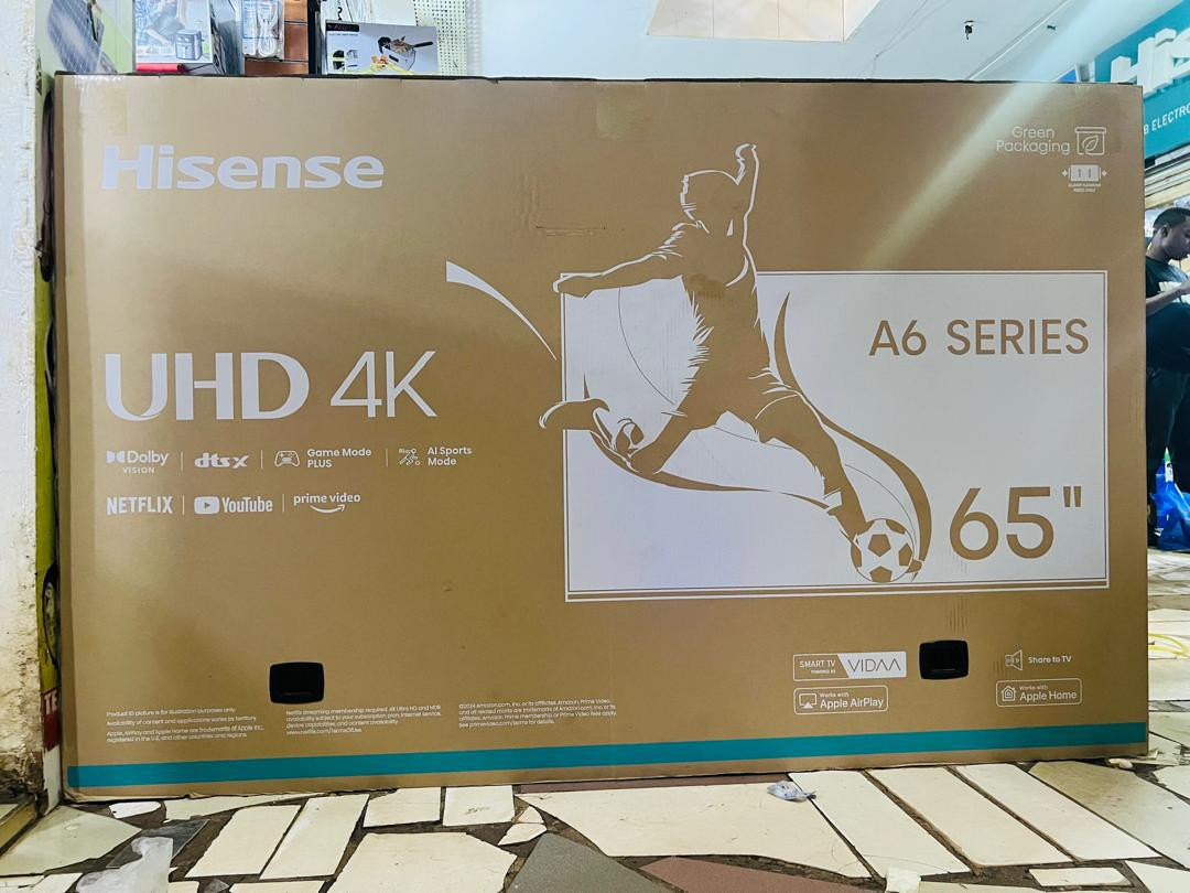 Hisense 65” Smart A6 UHD 4K Frameless Tv