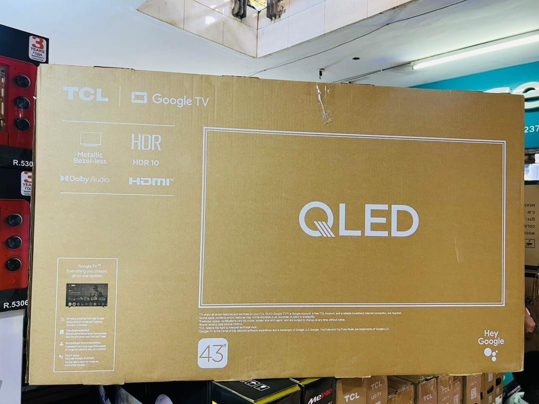 TCL 43” (43S5K) Smart Android QLED HDR10 Frameless Tv