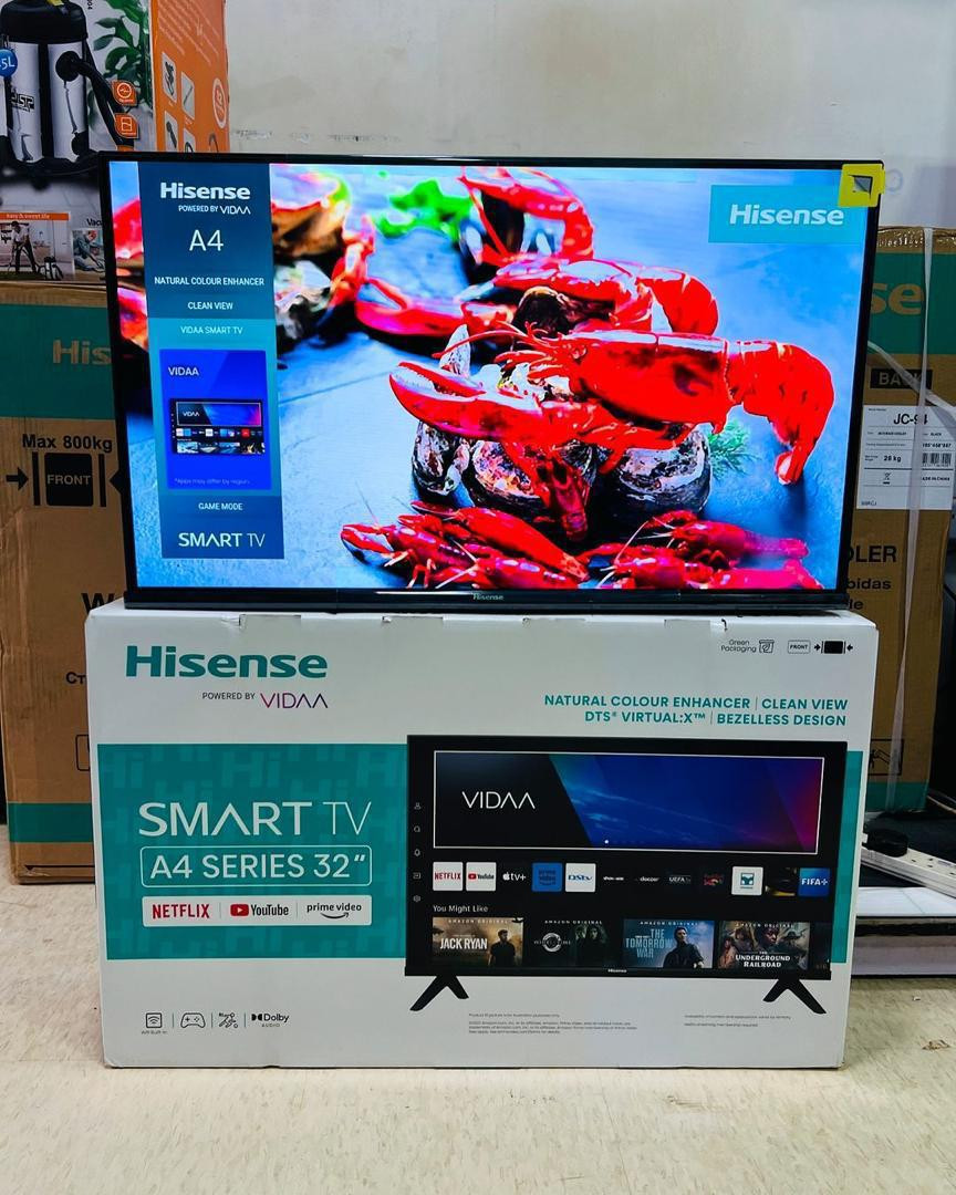 Hisense 32” Smart VIDAA Frameless Tv  (2025 Model)