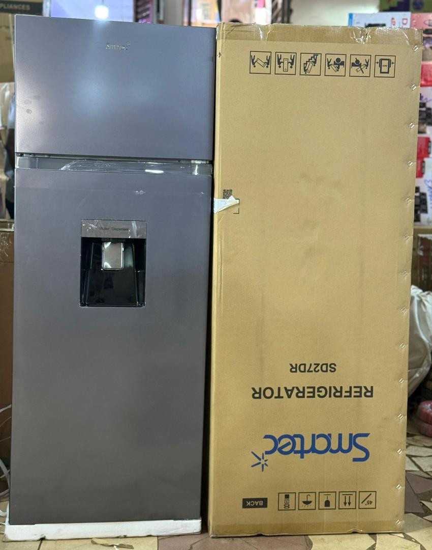 Smartec 270L Double Door Fridge with Dispenser