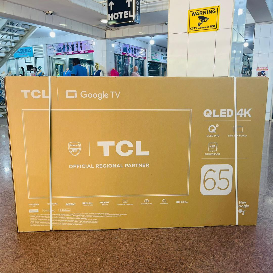 TCL 65” Smart Android QLED 4K Frameless Tv With QLED Pro & Dolby Audio